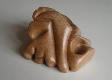 Sculpture intitulée "mémoire sioux" par Evelyne Hervé, Œuvre d'art originale, Pierre
