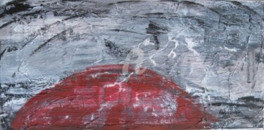 Peinture intitulée "pertubation atmosph…" par Evelyn Losier, Œuvre d'art originale, Huile