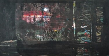 Painting titled "Tokyo" by Evgeni Sarychev, Original Artwork, Acrylic Mounted on Wood Stretcher frame