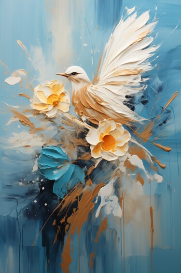 Картина под названием "Картина маслом текс…" - Евгения Дувакина, Подлинное произведение искусства, Масло