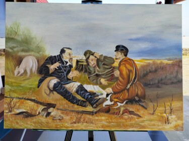 Картина под названием "Свободная копия "Ох…" - Евгения Полесская, Подлинное произведение искусства, Масло