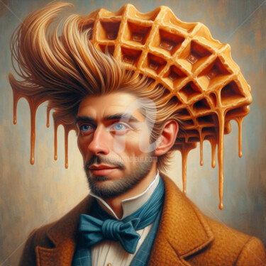 Arte digital titulada "Belgian Men." por Ievgeniia Bidiuk, Obra de arte original, Pintura Digital