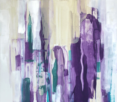 Malerei mit dem Titel "Violet melody" von Evgeniya Zolotareva, Original-Kunstwerk, Acryl