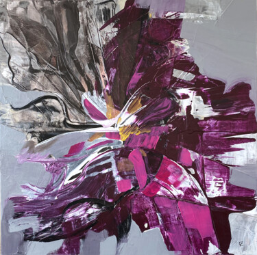 Malerei mit dem Titel "Voice of flower" von Evgeniya Zolotareva, Original-Kunstwerk, Acryl
