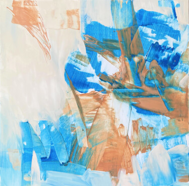 Peinture intitulée "Blue dream" par Evgeniya Zolotareva, Œuvre d'art originale, Acrylique