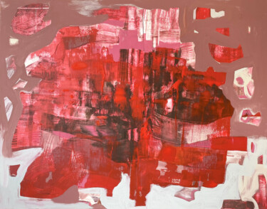 Картина под названием "Red Coco" - Evgeniya Zolotareva, Подлинное произведение искусства, Акрил