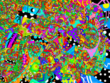 Цифровое искусство под названием "Improvisation" - Евгений Кулешов, Подлинное произведение искусства, Цифровая живопись