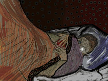 Картина под названием "Право выбора" - Евгений Кулешов, Подлинное произведение искусства, Цифровая живопись