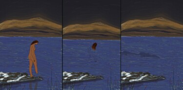 Цифровое искусство под названием "Исчезновение" - Евгений Кулешов, Подлинное произведение искусства, Цифровая живопись