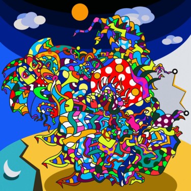 Цифровое искусство под названием "камерность сознания…" - Евгений Кулешов, Подлинное произведение искусства, Цифровая живопи…