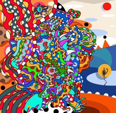 Цифровое искусство под названием "Рождение бога Ра" - Евгений Кулешов, Подлинное произведение искусства, Цифровая живопись