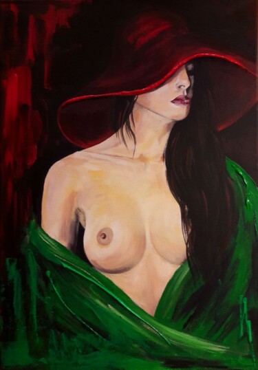 Картина под названием "Marina" - Evgeniya Balykina, Подлинное произведение искусства, Акрил