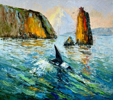 Картина под названием "Oldies Island" - Evgeniya Polyudova, Подлинное произведение искусства, Масло