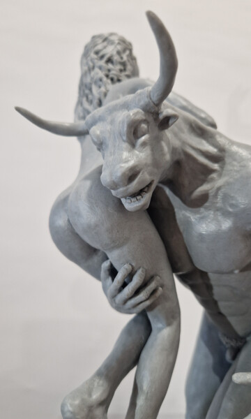 Sculpture titled "Once Upon a Time on…" by Evgeny Gitin, Original Artwork, Clay