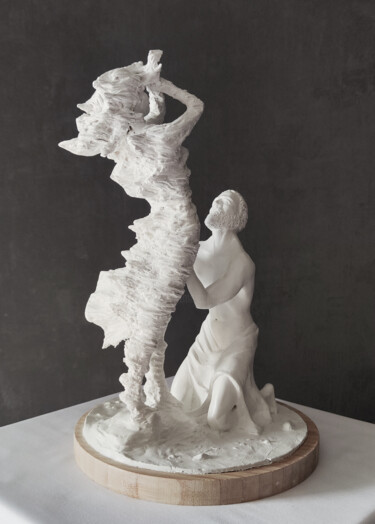 Rzeźba zatytułowany „Lot's wife” autorstwa Evgeny Gitin, Oryginalna praca, Glina