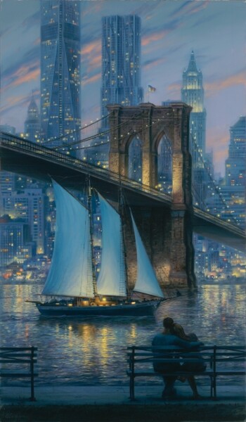 Dream for Two Printmaking titled "Dream for Two" by Evgeny Lushpin, Original Art, Digital Print