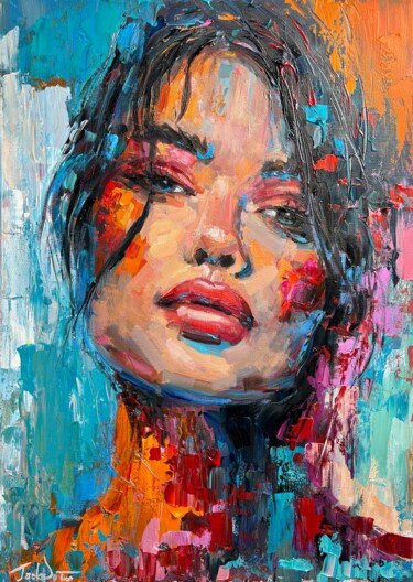 Pintura titulada "Vibrant Solitude" por Evgeny Potapkin, Obra de arte original, Acrílico Montado en Bastidor de camilla de m…