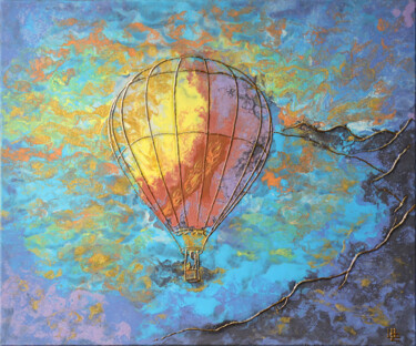 Painting titled "Fly away" by Evgeny Shaparin (Johnrusart), Original Artwork, Acrylic