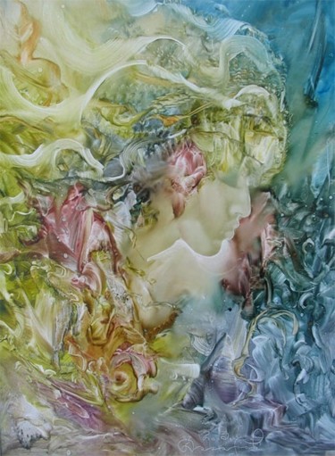 Painting titled "SHAHREZADA`S TALE,…" by Evgeny Zakharov, Original Artwork, Oil