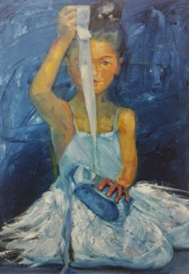 Ζωγραφική με τίτλο "Dance 6" από Evi Panteleon, Painter, Αυθεντικά έργα τέχνης, Λάδι