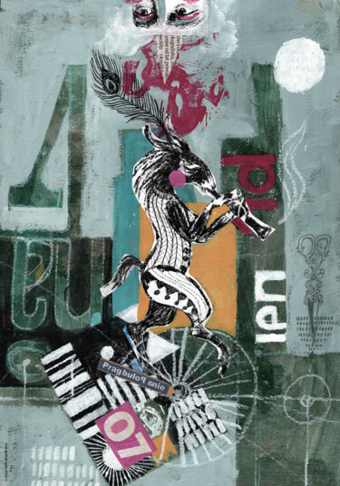 Don's Elegy Collages intitulée "Don's Elegy" par Ewa Beniak-Haremska, Œuvre d'art originale, Photo montage