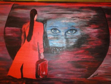 Painting titled "Dreaming" by Ewa Helzen, Original Artwork