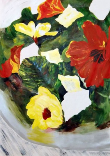 Painting titled "Mixed salat" by Ewa Helzen, Original Artwork