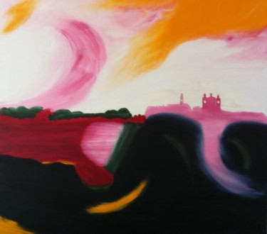 Painting titled "Mdina fantasy" by Ewa Helzen, Original Artwork