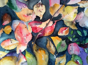 Painting titled "autumn.jpg" by Ewa Helzen, Original Artwork