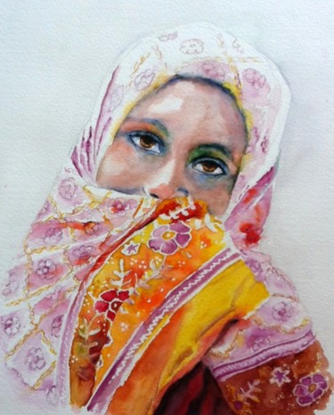 Peinture intitulée "zanzibarian-muslimc…" par Ewa Helzen, Œuvre d'art originale