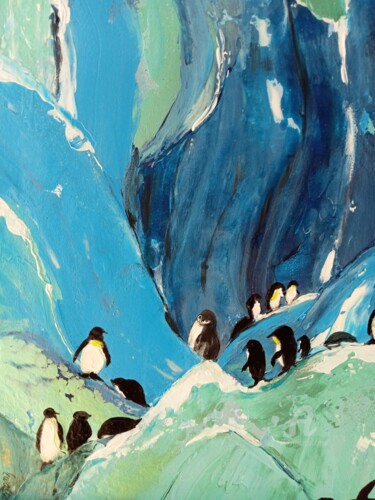 Peinture intitulée "Icebreakers" par Ewa Mościszko, Œuvre d'art originale, Acrylique