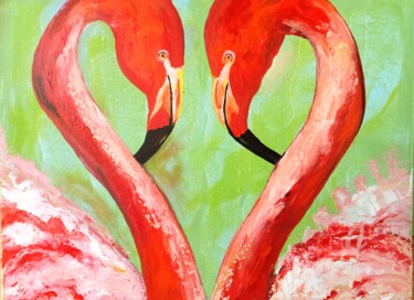 Peinture intitulée "Love is the answer" par Ewa Mościszko, Œuvre d'art originale, Acrylique