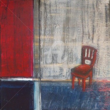 Peinture intitulée "chaise 2" par Ewa Held, Œuvre d'art originale, Acrylique