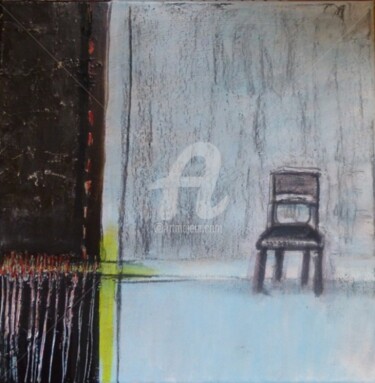 Peinture intitulée "chaise 3" par Ewa Held, Œuvre d'art originale, Acrylique