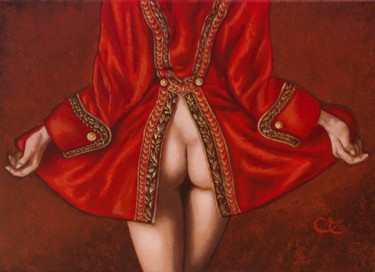Pintura titulada "Le Valet" por Céline Excoffon, Obra de arte original, Oleo