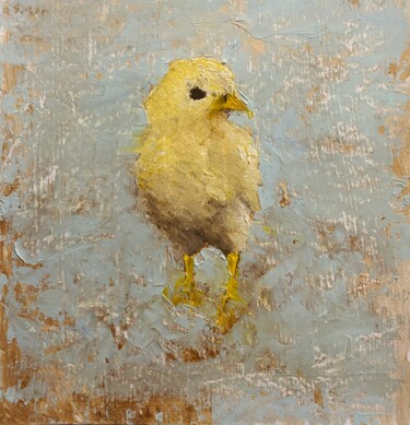 Painting titled "CHICK — MODERN IMPR…" by Ildar Minnegalimov (exesalle), Original Artwork, Oil