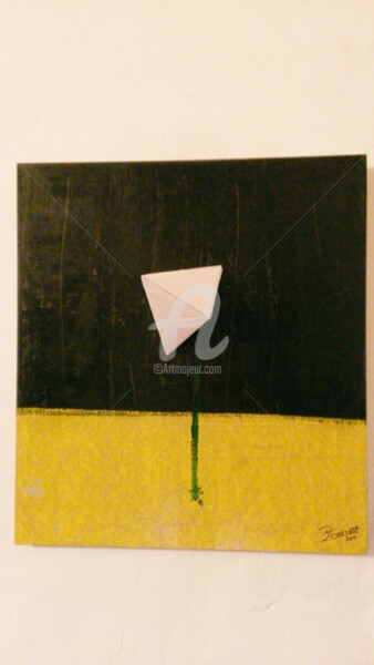 Peinture intitulée "Arborescence Origam…" par Exozigprint, Œuvre d'art originale, Acrylique