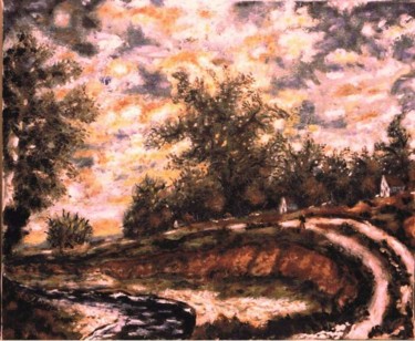 Painting titled "Il tramonto è ormai…" by Experada, Original Artwork
