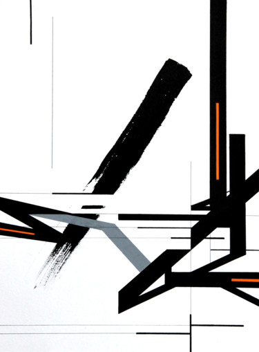 Urban_211 Drawing titled "Urban_211" by Ernst Kruijff, Original Art, Ink