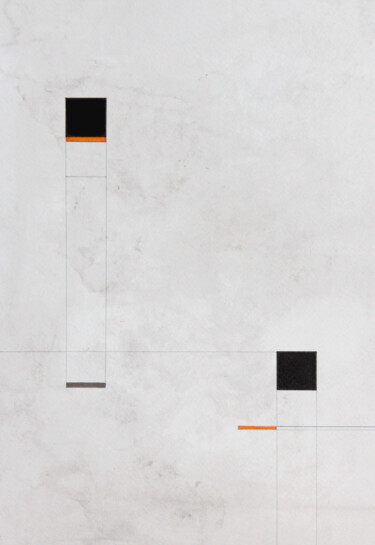 Dessin intitulée "Square_223" par Ernst Kruijff, Œuvre d'art originale, Encre
