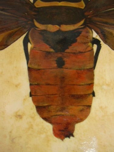 Peinture intitulée "Papillon2 - detail" par Exuvie, Œuvre d'art originale