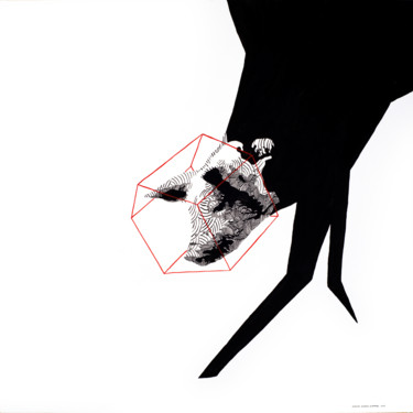 Dessin intitulée "Propriétaire - Coch…" par Etienne Eymard Duvernay, Œuvre d'art originale, Impression numérique