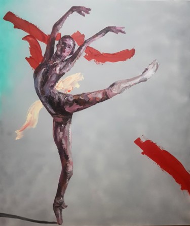 "Balerina" başlıklı Tablo Ezgi̇ Kinali tarafından, Orijinal sanat, Akrilik