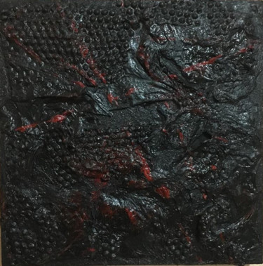 Malerei mit dem Titel "Fragile" von Ezio Grelli, Original-Kunstwerk, Acryl