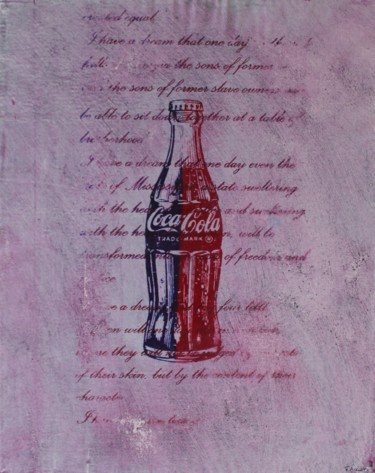 Prenten & gravures getiteld "Cola dream" door Florian Arendt, Origineel Kunstwerk, Zeefdruk