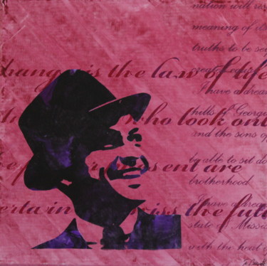 Impressões e gravuras intitulada "Frank pink" por Florian Arendt, Obras de arte originais, Serigrafia