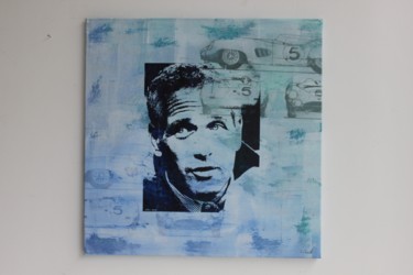 Estampas & grabados titulada "Paul N Blue" por Florian Arendt, Obra de arte original, Serigrafía