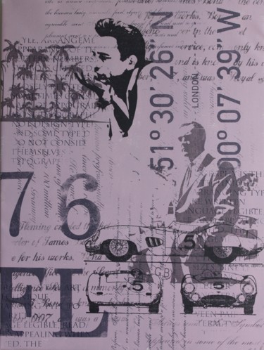 Peinture intitulée "James 76" par Florian Arendt, Œuvre d'art originale, Acrylique
