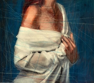 Schilderij getiteld "Elegantemente" door Fabrizio Avena, Origineel Kunstwerk, Pastel