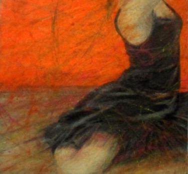 Pittura intitolato "il-cigno-nero." da Fabrizio Avena, Opera d'arte originale, Olio